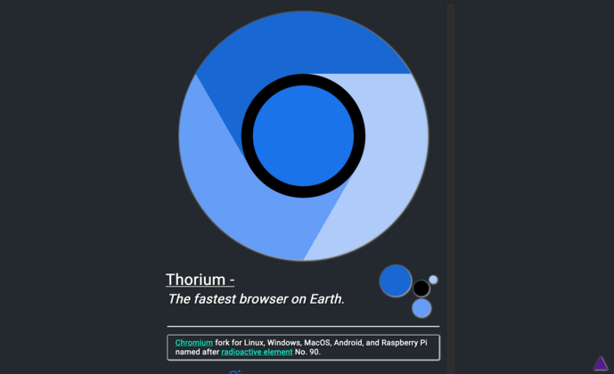 Thorium Desktop Ansicht