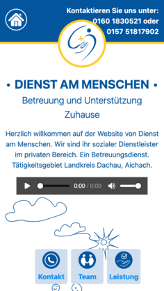 Dienst am Menschen Mobile Ansicht